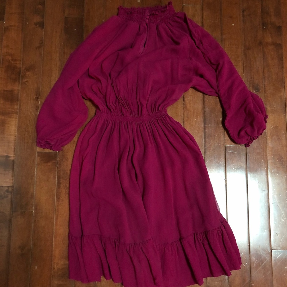 Pretty ax silk dress